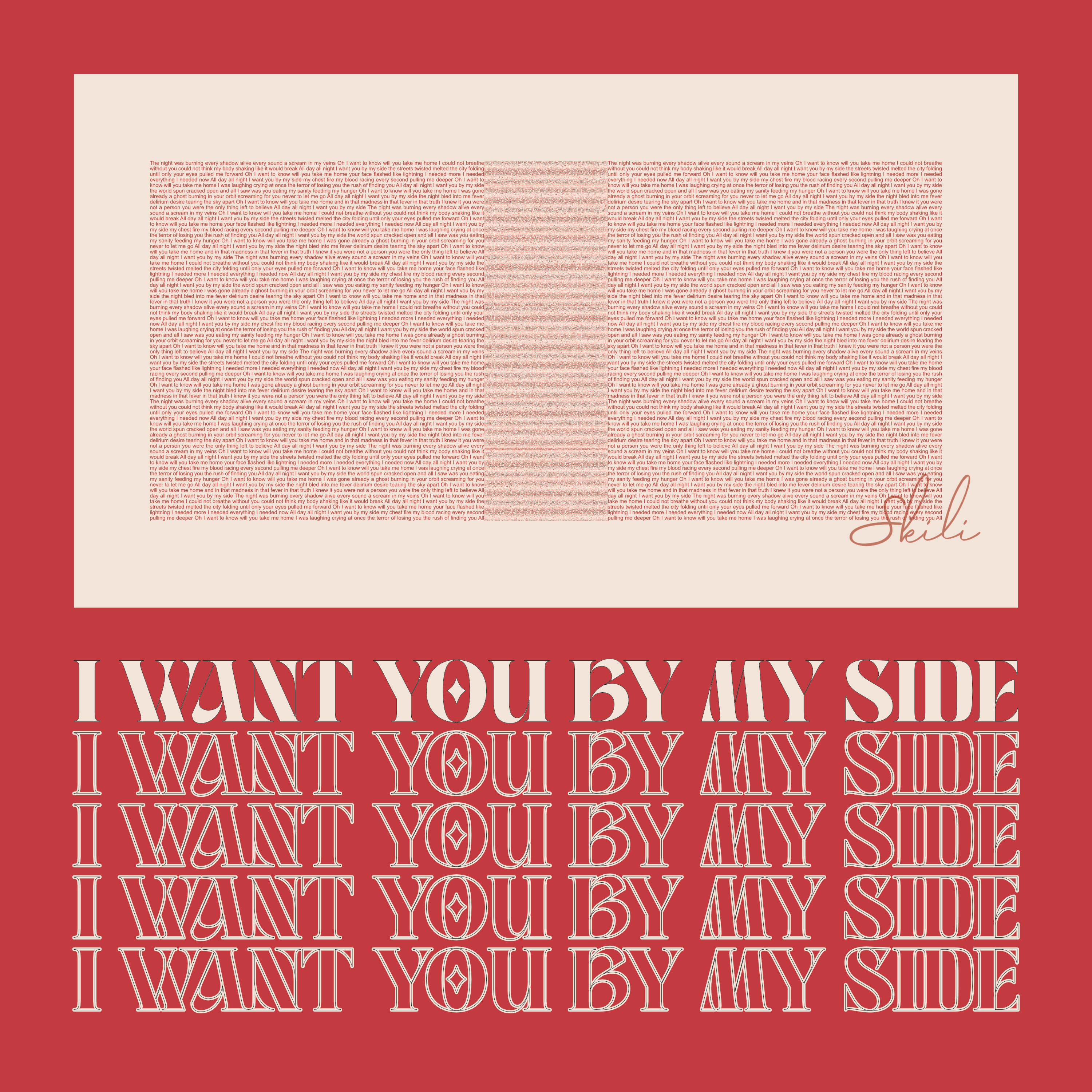 I Want You By My Side Artwork